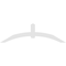 Ekena Millwork Archdale Architectural Grade PVC Gable Bracket, 96"W x 28"H x 2"D x 6"F, 7/12 Pitch GBP096X28X0206ARC00 - alternate 4